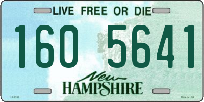 NH license plate 1605641