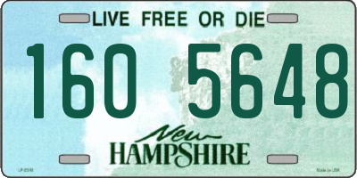 NH license plate 1605648