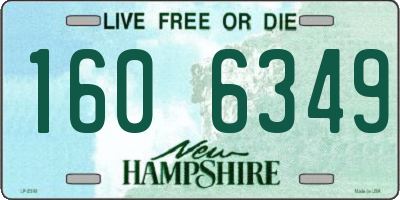 NH license plate 1606349
