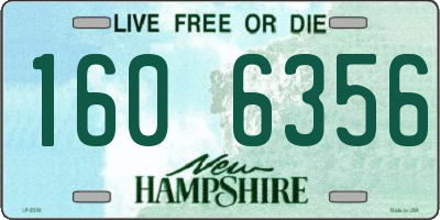 NH license plate 1606356