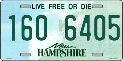 NH license plate 1606405