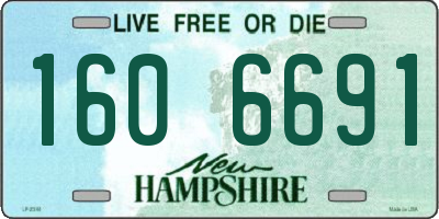 NH license plate 1606691