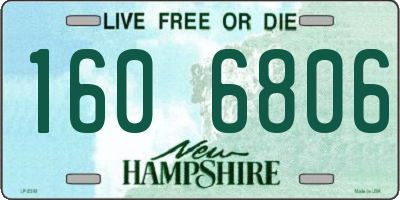 NH license plate 1606806