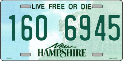 NH license plate 1606945