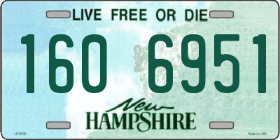 NH license plate 1606951