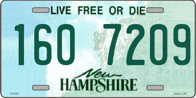 NH license plate 1607209