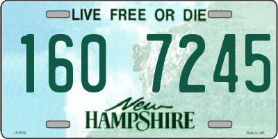 NH license plate 1607245