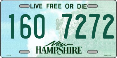NH license plate 1607272