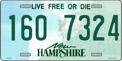 NH license plate 1607324