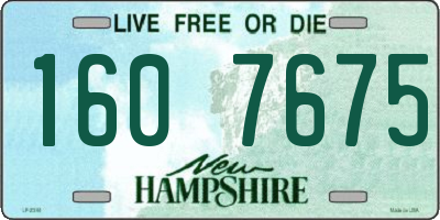 NH license plate 1607675