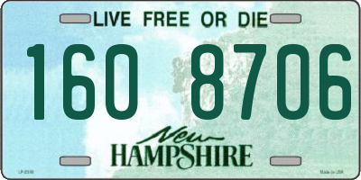 NH license plate 1608706