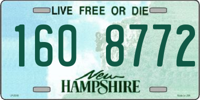 NH license plate 1608772