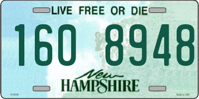 NH license plate 1608948
