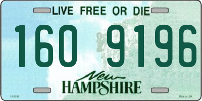 NH license plate 1609196