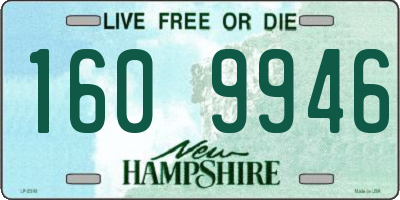 NH license plate 1609946