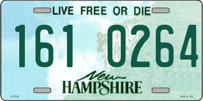 NH license plate 1610264