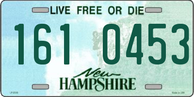 NH license plate 1610453