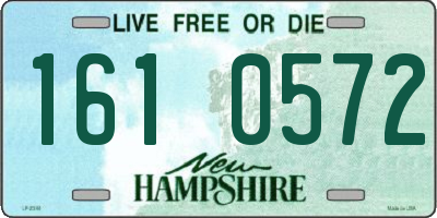 NH license plate 1610572
