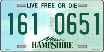 NH license plate 1610651