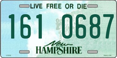 NH license plate 1610687