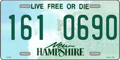 NH license plate 1610690