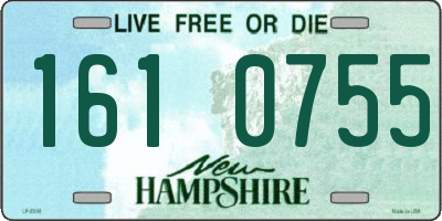 NH license plate 1610755