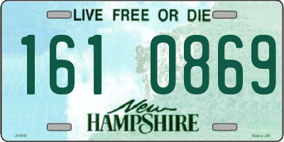 NH license plate 1610869