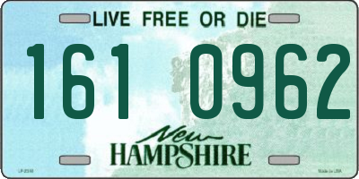 NH license plate 1610962