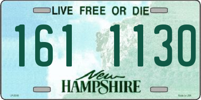 NH license plate 1611130