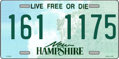 NH license plate 1611175