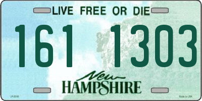 NH license plate 1611303