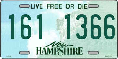 NH license plate 1611366