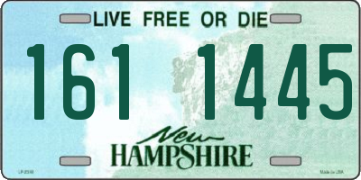 NH license plate 1611445
