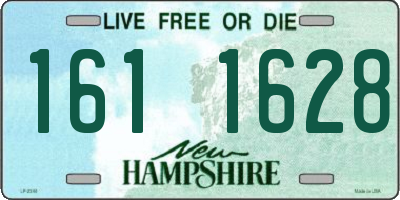 NH license plate 1611628