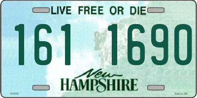 NH license plate 1611690