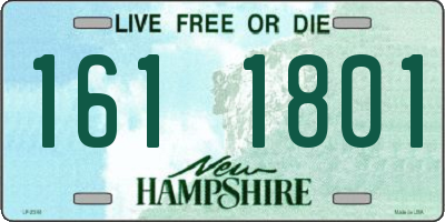 NH license plate 1611801