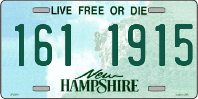 NH license plate 1611915