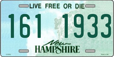 NH license plate 1611933