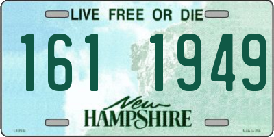 NH license plate 1611949