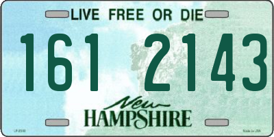 NH license plate 1612143