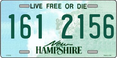 NH license plate 1612156