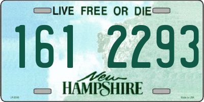 NH license plate 1612293