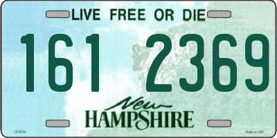 NH license plate 1612369