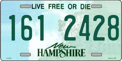 NH license plate 1612428