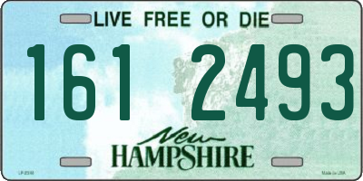 NH license plate 1612493