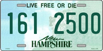 NH license plate 1612500