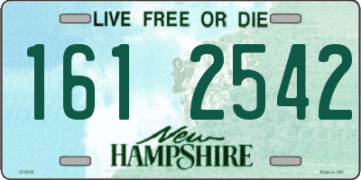 NH license plate 1612542