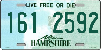 NH license plate 1612592