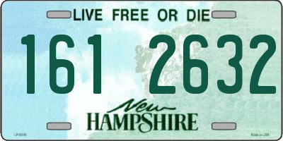 NH license plate 1612632