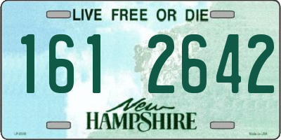 NH license plate 1612642